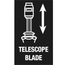Lame télescopique