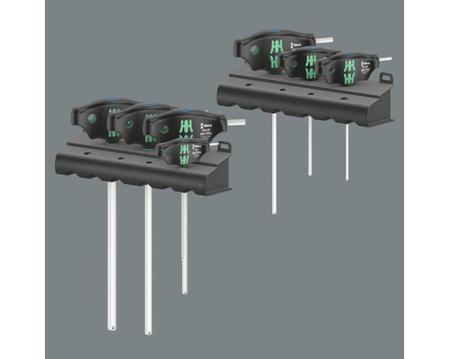 Mehrere Innensechskantschlüssel mit Halterung