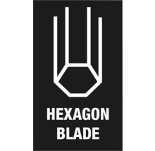 Symbole pour lame hexagonale