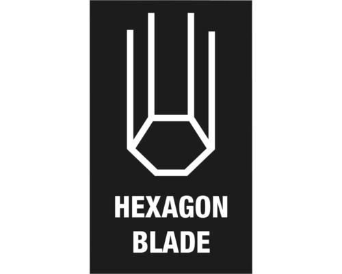 Symbole pour lame hexagonale