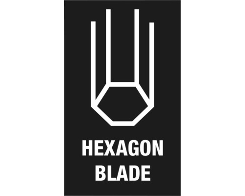 Symbole pour lame hexagonale