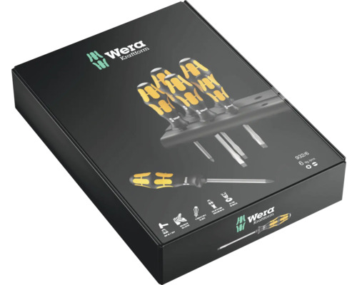 Jeu de tournevis Wera dans un emballage noir