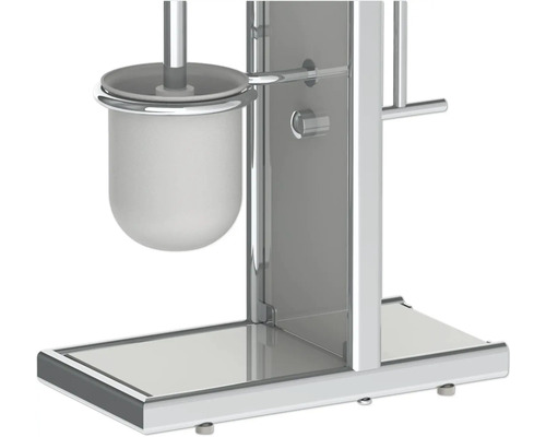 Toilettenbürstengarnitur mit Behälter und Halterung