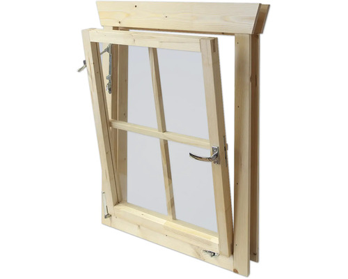 Fenêtre en bois avec fonction oscillo-battante
