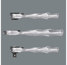 Drei Ratschenschlüssel aus Metall