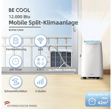 Climatiseur mobile split de Be Cool avec une puissance de 12 000 BTU