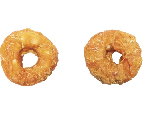 Zwei Kausnacks in Donutform für Hunde