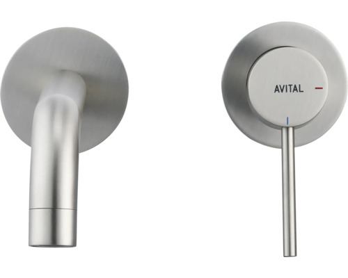 Robinet de lavabo mural Avital