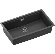 Spülbecken aus Quarzkomposit mit Abflussgarnitur