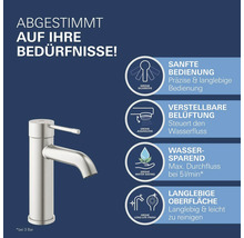 Mitigeur de lavabo GROHE Essence supersteel mat 23590DC1