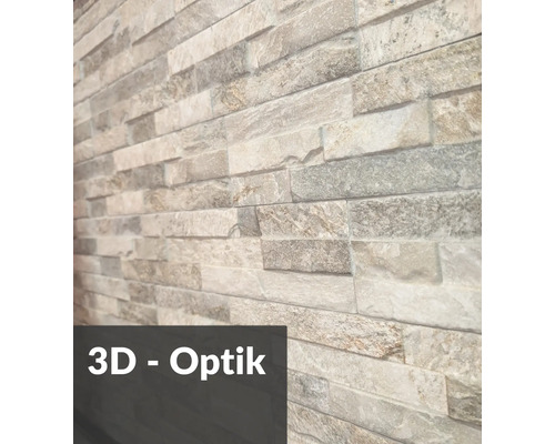 Wandfliesen in Steinoptik mit 3D Effekt