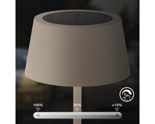 Lampe de table avec fonction de variation pour régler l''intensité lumineuse