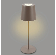 Vue de dessus d''une lampe de table avec abat-jour et pied