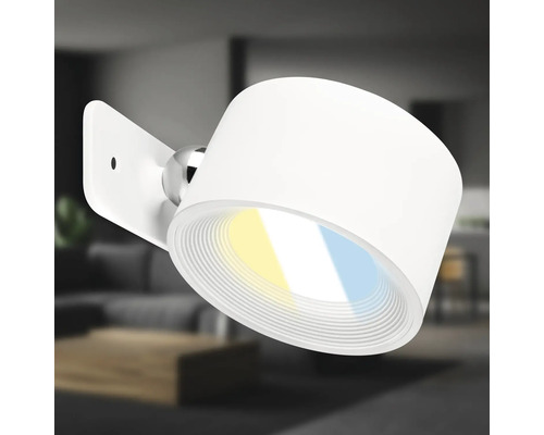 Weisse LED Wandleuchte für den Innenbereich
