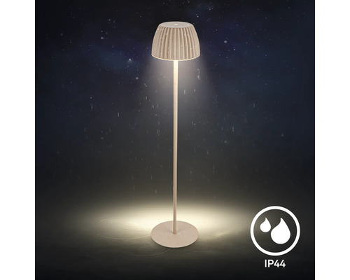 Lampadaire avec abat-jour et indice de protection IP44