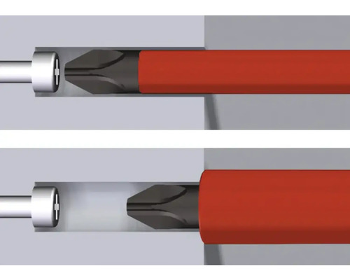 Illustration d''un tournevis avec vis à fente