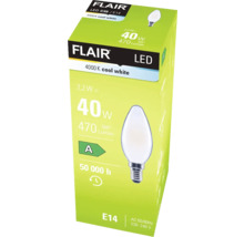 Emballage d''une lampe LED Flair C35/E14 avec 4000 Kelvin