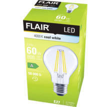 Emballage d''une lampe LED Flair A60 E27 avec 4000 Kelvin