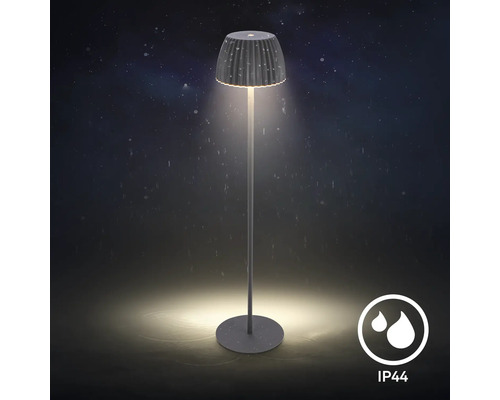 Lampadaire avec abat-jour et indice de protection IP44