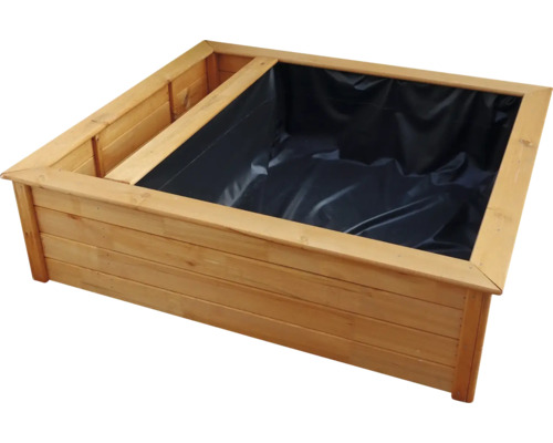 Hochteich, Miniteich, Hochbeet promadino mit seitlicher Pflanzzone 146 x 127 x 40 cm braun Hochteich, Miniteich, Hochbeet promadino mit seitlicher Pflanzzone 146 x 127 x 40 cm braun
