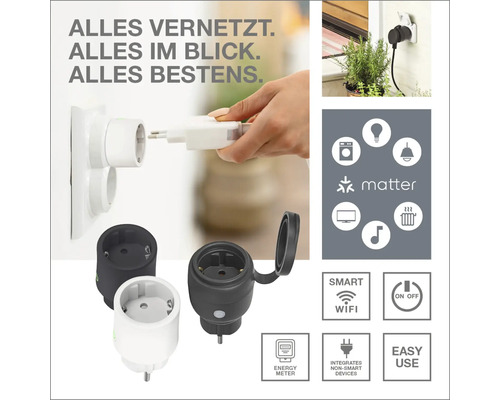 Prise intermédiaire Smart Home pour commander des appareils électroniques