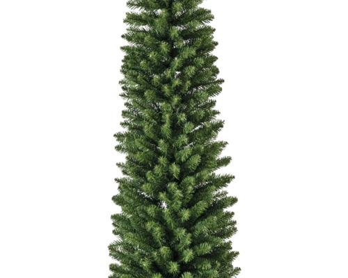 Schmaler künstlicher Weihnachtsbaum mit grünen Nadeln