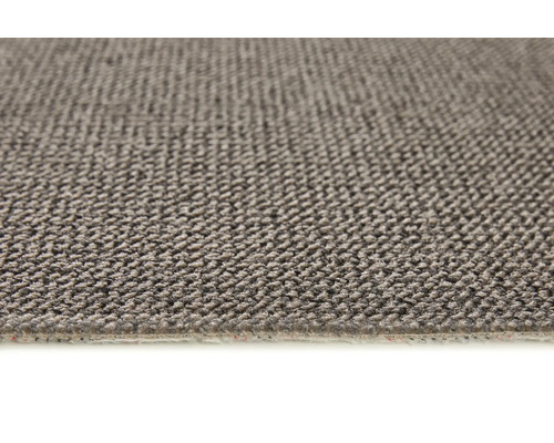Nahaufnahme eines grauen Teppichs