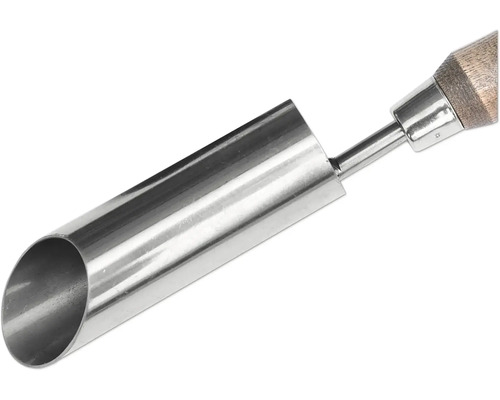 Pflanzholz aus Edelstahl mit Holzgriff