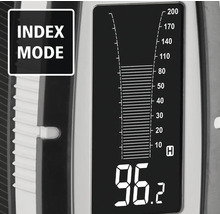 Affichage d''un appareil de mesure en mode index avec affichage numérique