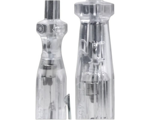 Deux testeurs de phase avec manche transparent