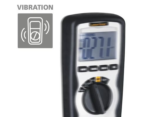 Multimètre Laserliner avec symbole de vibration