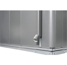 Gerätehaus Biohort Neo 3D Doppeltür 347,5 x 291,5 cm dunkelgrau-metallic