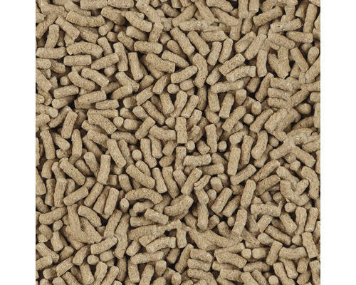 Nahaufnahme von Teichfutterpellets