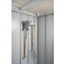 Gerätehaus Biohort Neo 3B Doppeltür 236 x 292 cm silber-metallic