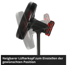 Ventilateur avec tête inclinable pour régler la position