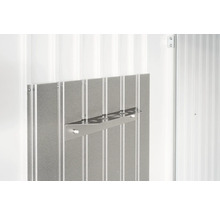 Gartenhaus Biohort AvantGarde Eco A5 Doppeltür 260 x 220 cm silber-metallic