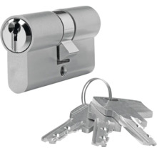 ARON HaustürARON 3171 Aluminium-Kunststoff-Verbund RAL 9016 verkehrsweiß 1000x2100 mm beidseitig flügelüberdeckend DIN Links inkl.Stoßgriffset,Innendrücker in Schwarz,Profilzylinder mit 3 Schlüsseln