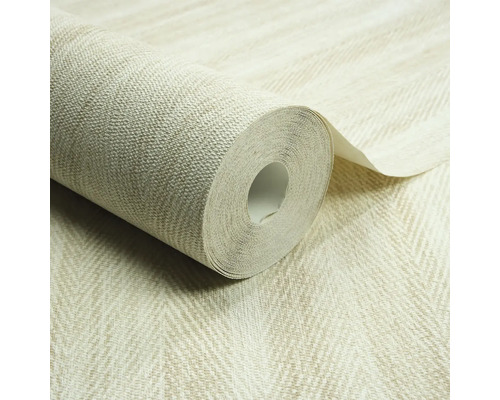 Tapetenrolle mit Fischgrätenmuster