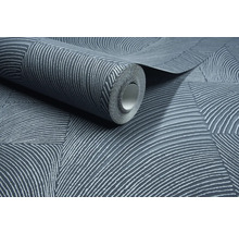 Rouleau de papier peint avec motif graphique de lignes courbes