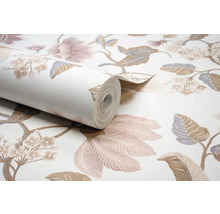 Rouleau de papier peint à motif floral