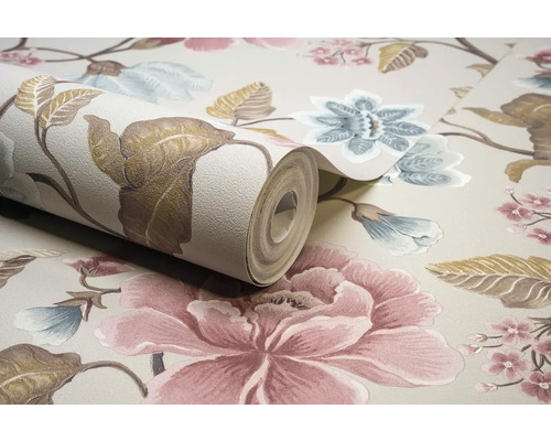 Rolle floral gemusterte Tapete