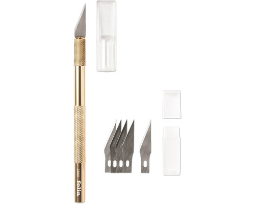 Couteau de bricolage avec lames de rechange et capuchon de protection