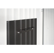 Gartenhaus Biohort AvantGarde Eco A3 Doppeltür 180 x 300 cm dunkelgrau-metallic