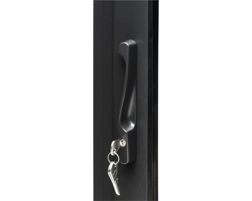 Türgriff mit Schlüssel im Schloss