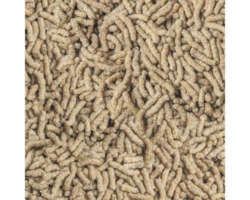 Gros plan de granulés de nourriture pour poissons