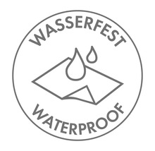 Symbol für Wasserfestigkeit