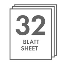Symbol für 32 Blatt