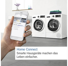 Waschmaschine und Trockner mit Smartphone-Steuerung