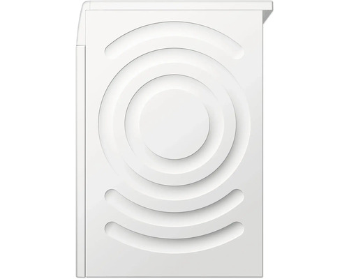 Porte de machine à laver avec motif circulaire