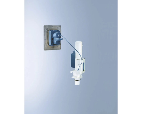 Vanne de remplissage du réservoir de WC et plaque de commande pour chasse d''eau